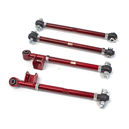 Godspeed Ak-010-B Adjustable Rear Lateral Link Set, Set Of 4, Compatible With Subaru Impreza(Gd) 2002-07 #TOP5