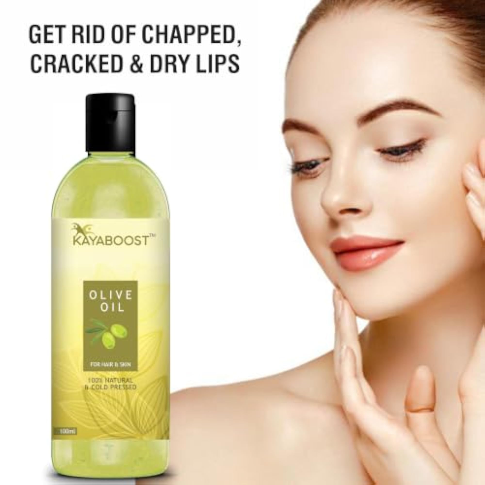 100% Pure Cold Pressed Olive Oil, Multi-Purpose Beauty Oil