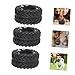 MERRYHAPY 3pcs Squeaky Dog Toys Tire Shape Puppy Chewer for Interactive Play Safe Pet Supplies for Dogs for Use