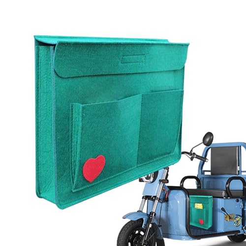 Sirseon Bolsa de almacenamiento de correa para triciclos, bolsa de fieltro para colgar, bolsa de fieltro para triciclos, bolsa de fieltro para triciclos, bolsa de almacenamiento para teléfono, dinero