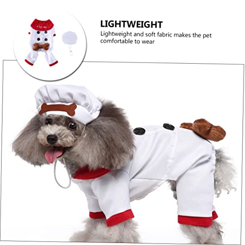 Disfraz para perro Toddmomy talla S blanco miniatura 4