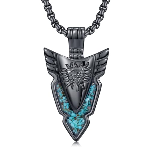 Collier viking homme en argent 925 massif et finitions nordiques