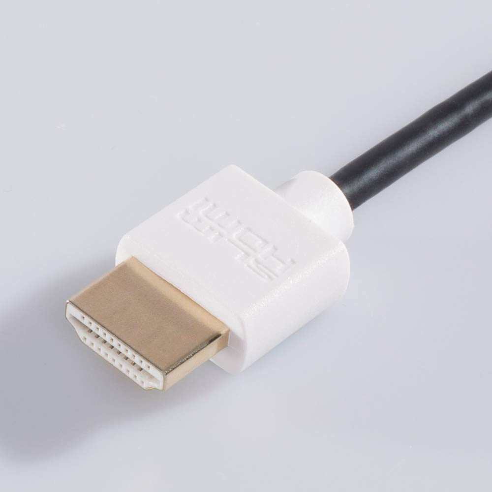 Câble fin HDMI - Le câble HDMI le plus fin du monde ? (Plaqué or - 1080p - 4K - UHD - 3D - Haut débit - ARC)