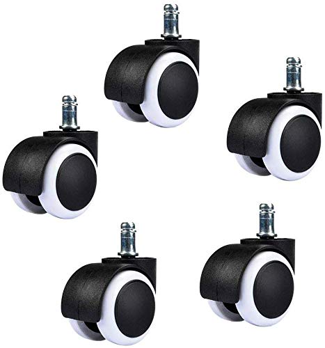 Image of Breewell New Imported Castor Pin Type Revolving Chair Wheel Pack Off 5PCS