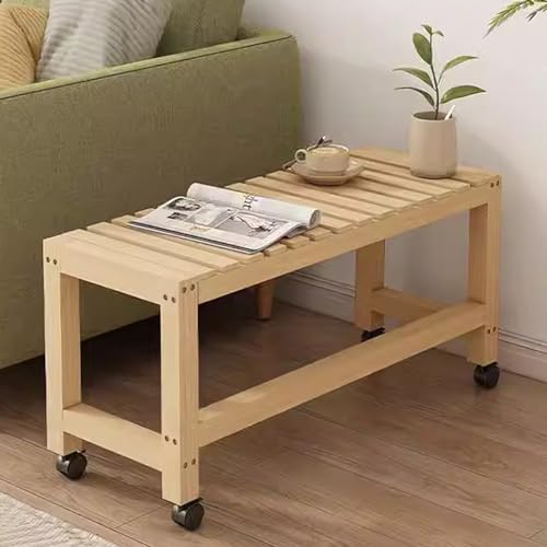 Étagère en bois pour plantes rustique et mobile, support de fleurs multi-pots