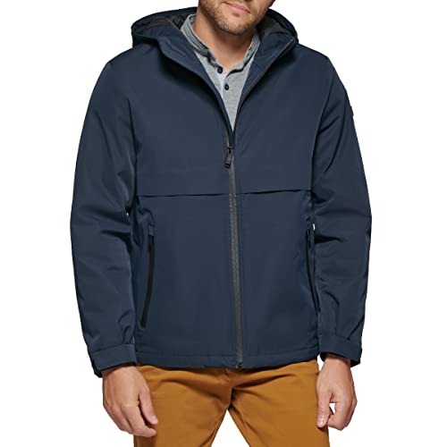 Docker's Men's Flex Tech Filled Storm Jacket, Navy, Medium