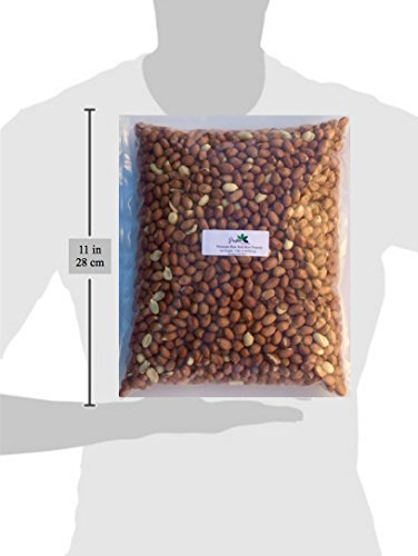 Pinstar Premium Raw Red Skin Peanuts, 5 Pounds