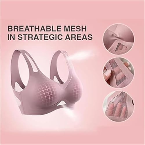 Lovethirdus Bras, Breathable Anti-Sagging Breasts Bra, Wireless Comfort Liftup Anti Sagging Women Breathable Lift Up Air3