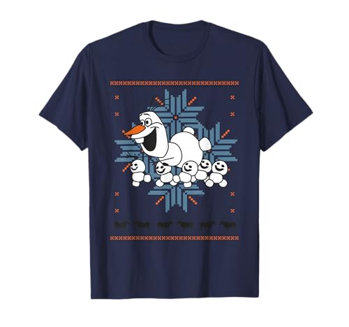 Image of Frozen Christmas Olaf And Snowmens T-Shirt