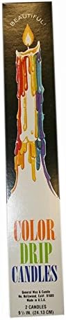 Amazon.com: Halloween Color Drip Candles Set 0f 6 Candles 10" : Home ...