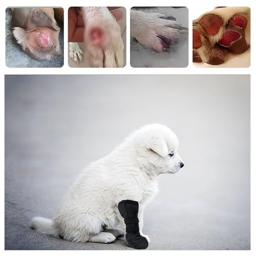 Dog Paws Recovery Shoe,Hundeschuhe Zur Erholung,Pfotenschutz Hund Verletzung, Haustierwunden Verhindern Lecken,Hundeschuhe Pfotenschutz Für Den Heilungsschutz Nach Chirurgischen Eingriffen(S)