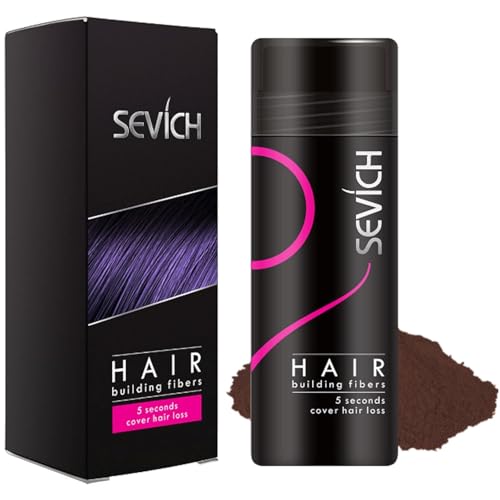 Hair Fibres Auburn for Men & Women - Natural Hair Powder for Building, Thickening and Hair Loss Coverage in 30 Seconds