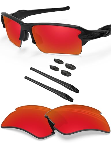 Image of BLAZERBUCK Anti Salt Replacement Lenses & Sock Kit for Oakley Flak 2.0 XL OO9188 Sunglasses