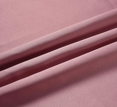 Image of LaVichitra 2 Pieces Solid Premium Blackout Curtains - Thermal Insulated, 3 Layered, 100% Opaque Long Door Curtain - 8 feet, Burgundy