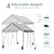 10 * 20 Heavy Duty Carport Canopy - Extra Large Portable Car Tent Garage with Adjustable Peak Height from 9.5ft to 11ft,Removable Roof &Side Walls for Car, SUV,Boats