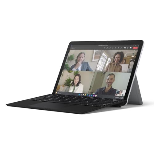 Image of Microsoft Surface Go 4 Tablet - 10.5 inch - 8 GB - 128 GB Storage - Windows 11 Pro - Platinum (Renewed)