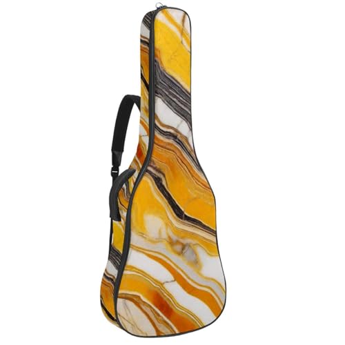 Sac pour guitare étanche à texture marbre pour vos déplacements et cours de musique