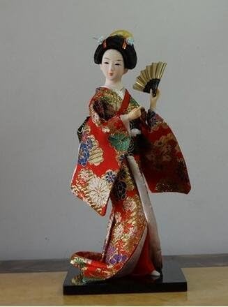 30cm Statuette Japanese Kimono Kabuki Geisha Tang Dynasty Dolls Korean Dolls Japanese Samurai Dolls Home Decorations (17,30cm)