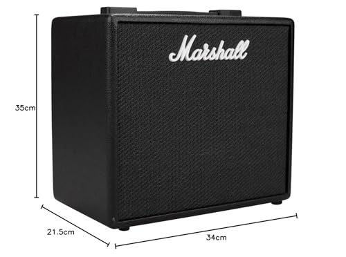 Marshall Code 25 25 Watt Digital Amplificador de práctica Adecuado para Guitarra eléctrica - Negro - imagen 11