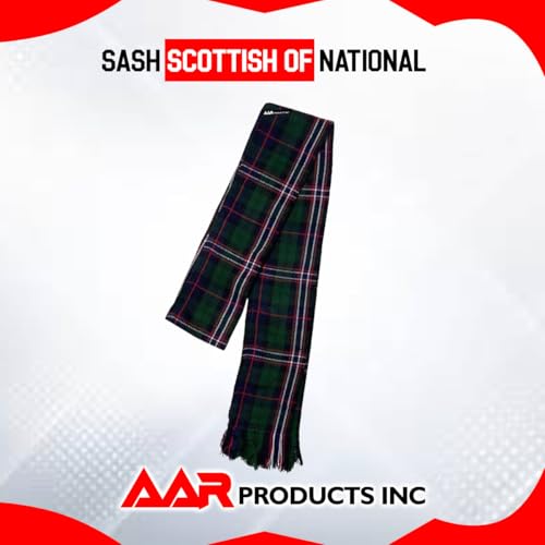 Image of AAR Womens Tartan Clan Sashes Ladies Brooch Scottish Highland - 90 x 10.5 Inches