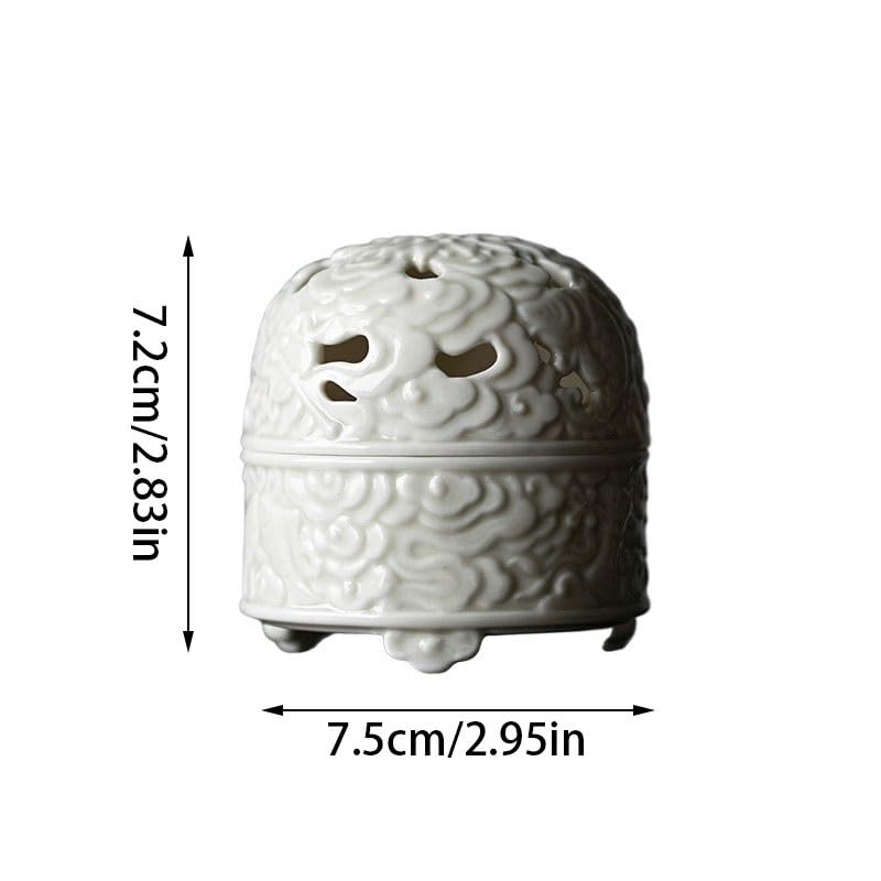 Portaincenso piccolo bruciatore di incenso celadon, bruciatore per aromaterapia creativo, accessori per cerimonia di tè Zen, bruciatore di incenso in ceramica per la casa, bruciatore di incenso a