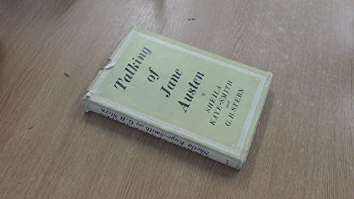 Talking of Jane Austen B0007J5P3G Book Cover