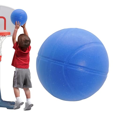 Baloncesto silencioso, baloncesto silencioso | Bola de espuma silenciosa para entrenamiento en sala | Pelotas de rebote silenciosas de esponja de alta densidad sin recubrir, pelota de entrenamiento