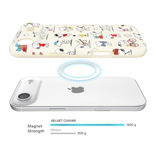 VELVET CAVIAR Case for iPhone 17 Air | Compatible with MagSafe | 10ft Drop Tested | Protective Designer Cases | Snoopy Moods by VELVET CAVIAR - Used condition - Image 4