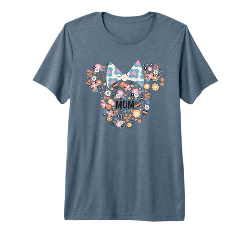 T-shirt Disney Minnie Mouse Mum de coupe premium fleurie pour femme
