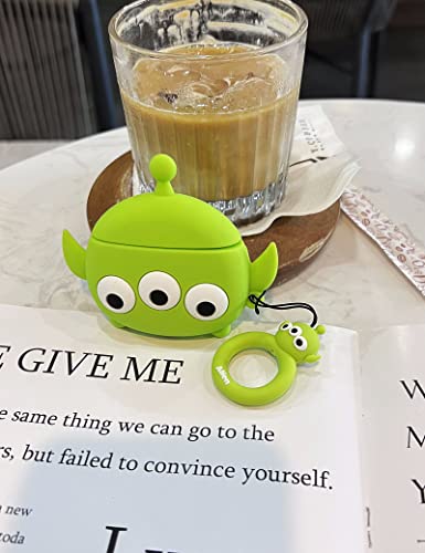 Cartoon Case Compatible For Apple Airpods 2/1 Anime Airpods Cute Case Cover 3D Slim Shockproof Silicone Shell Kawaii Funny Cover For Airpods (Airpods 2/1, Eyes Monster) #TOP7