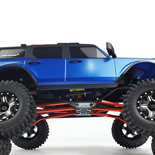 Image of MORLORDY RC Aluminum Alloy Center Skid Plate Axle Chassis Armor Protector Set for 1 /24 RC Crawler Car SCX24 Upgrades Accessories - Black