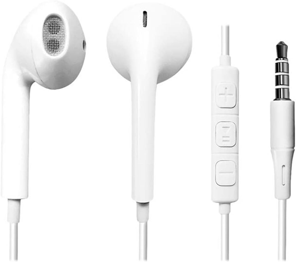 iMicro SP-IMT11 Wired in-Ear Earphones, White, 10 Pack