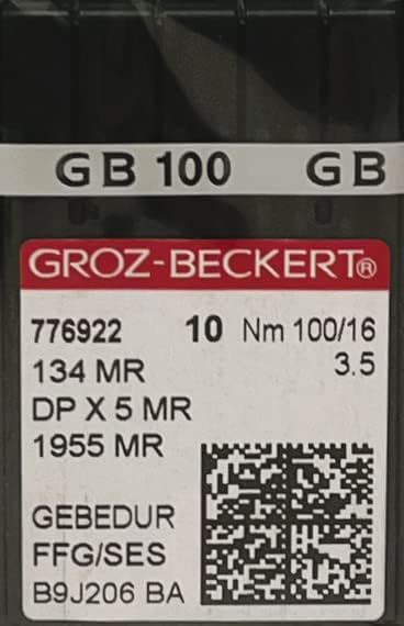 Needle It Up with 100 Groz-Beckert 134 MR FFG GEBEDUR 3.5 / 100 / 16 Sewing Machine Needles