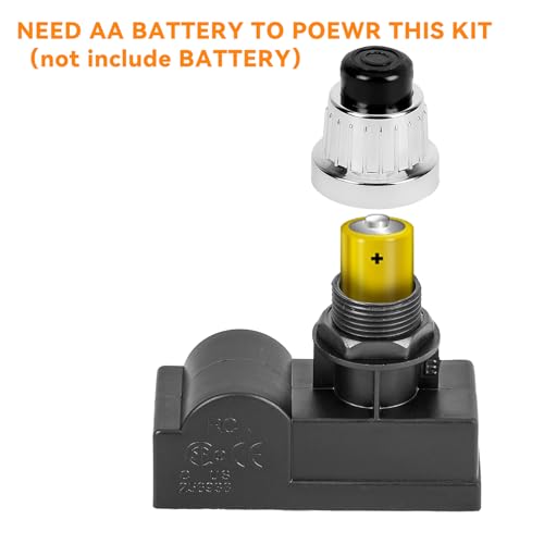 image for only fire 2 Male Outlet Universal Spark Generator AA Battery Push Butt