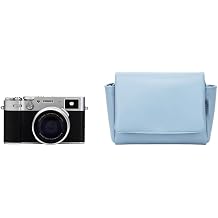 KIWIFOTOS Digital Travel Camera Case for FUJI X100VI X100V X100F X-E5 with XF 23mm/ XF 27mm F2.8 R WR/XF 27mm F2.8 lens for CANON PowerShot V1 Compact Camera Pouch Bag