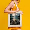 VstaDank Glacier National Park Canvas Tote Bag Economical Cotton Tote Bags with Handle Lightweight Medium Reusable Grocery Shopping Cloth Bags Bridesmaids Totes for Women 16x13 Inch #2