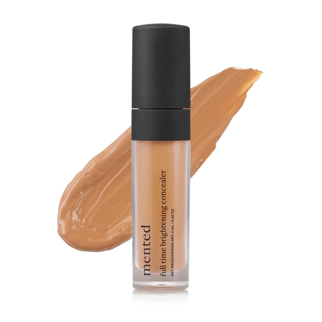 Mented Cosmetics Full-Time Eye Brightening Concealer for Women, Lightweight Full-Coverage Eye Makeup Concealer, Under Eyes Make Up Corrector,