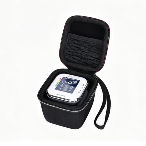 Image of XANAD Hard Case for Oklar /MMIZOO /Medline /IPROVEN Wrist Blood Pressure Cuff Monitor Within Size 4'' x 3'' x 3'',Black