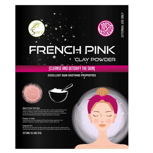 SVATV SKIN POWDER (French Pink Clay), 227 g (Pack of 1) - Image 3