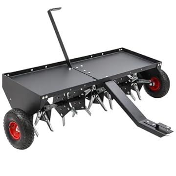 lawn aerator seeder combo