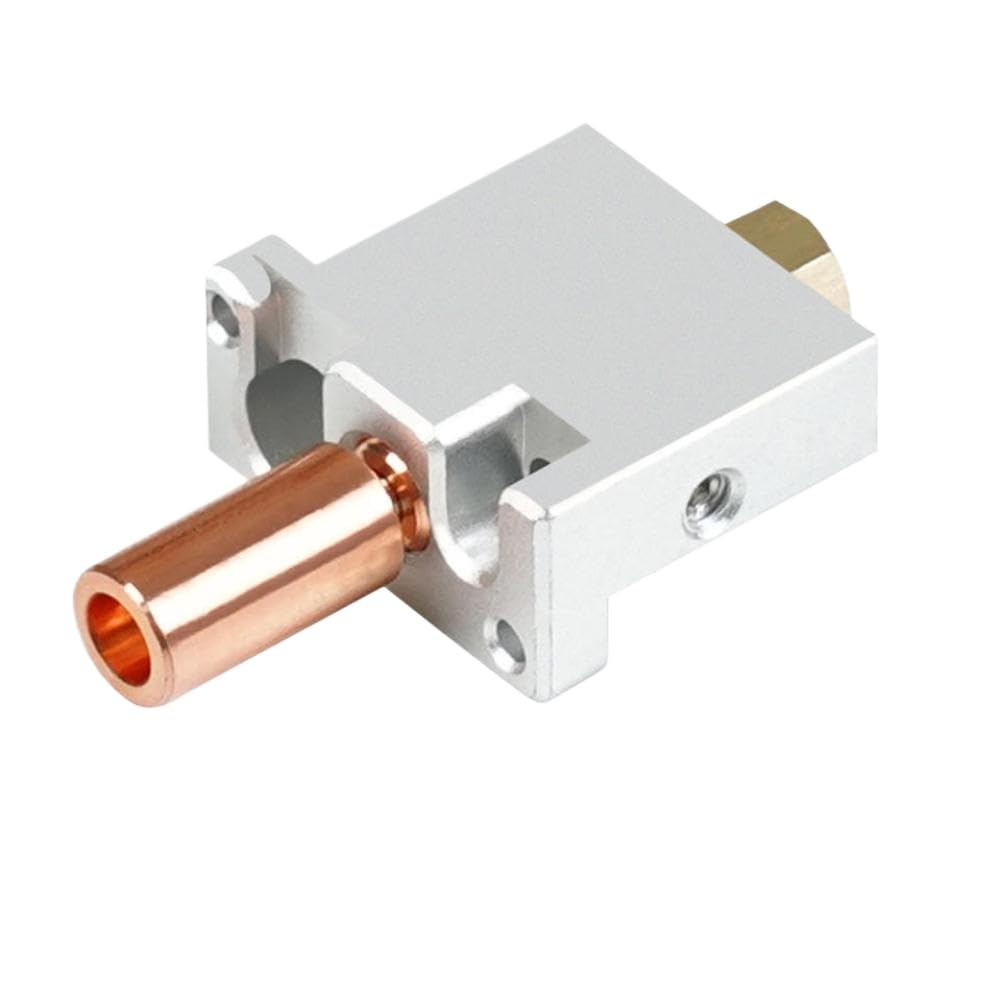 Gruppo estrusore 3 in 1 con blocco termico, gola in acciaio inossidabile, gola placcata in rame e modulo ugello in ottone V6 compatibile con la stampante FLSUN V400