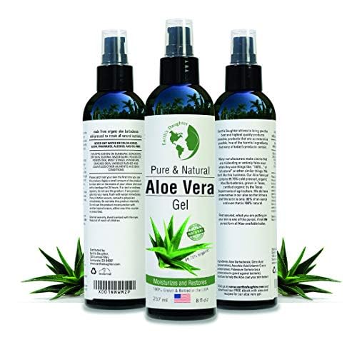 Earth'S Daughter AVG-08-OZ Organic Aloe Vera Gel From 100% Pure And Natural Cold Pressed Aloe - Great For Face - Hair thumb #8