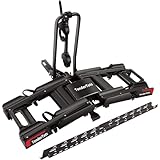 TenderTots Ebike Rack with Ramp for 2 E-Bikes, Hitch Bike Rack Fits 5' Fat Tire,...