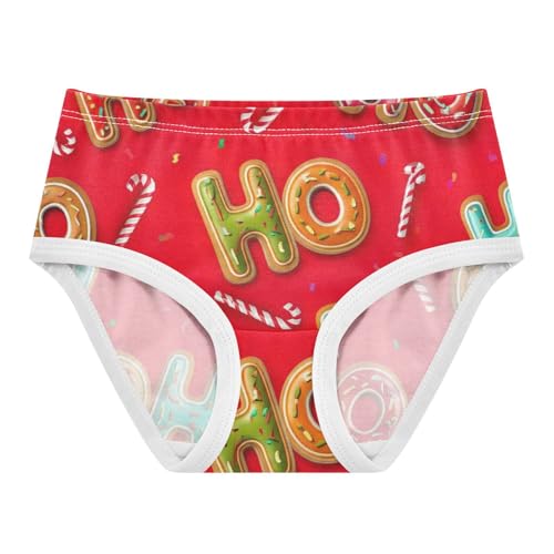 Print Girls Underwear Toddlers 2t Cotton Little Girl Panties Christmas Gingerbread Cookies Briefs Kids Undies