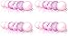 Yansanido 24pcs Small Christmas Ball 3cm /1.18'' Ornaments Shatterproof Christmas Decorations Tree Balls Pastel Tree Ornaments Pendant (Pink)
