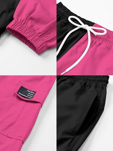 Image of SANGTREE Girls & Womens Drawstring Cargo Jogger Pants,3 Years - Women 3XL