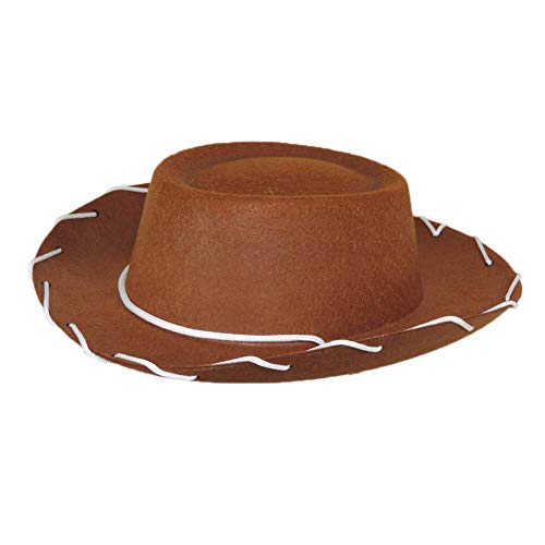 Jacobson Hat Company Childs Western Style Kids Cowboy Ranch Hat (Brown)