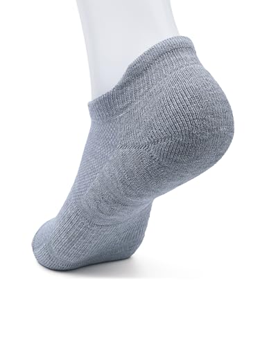 6 Pairs of Womens Athletic Low Cut Ankle Cushion Socks with Tab Running4