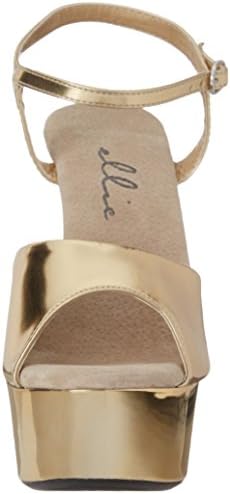 Ellie Shoes Women's 609-CHROME, Gold, 8 B US | Image 1