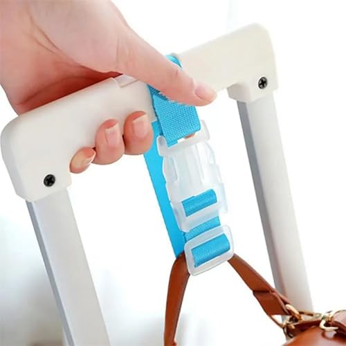 Image of Ferris 2Pcs Add a Bag Luggage Straps Bag Straps Suitcase Belt Ideal for Suitcase Luggage Connector AdjustableTravel Attachment Travel Accessories, Connect Your Luggage (Black)